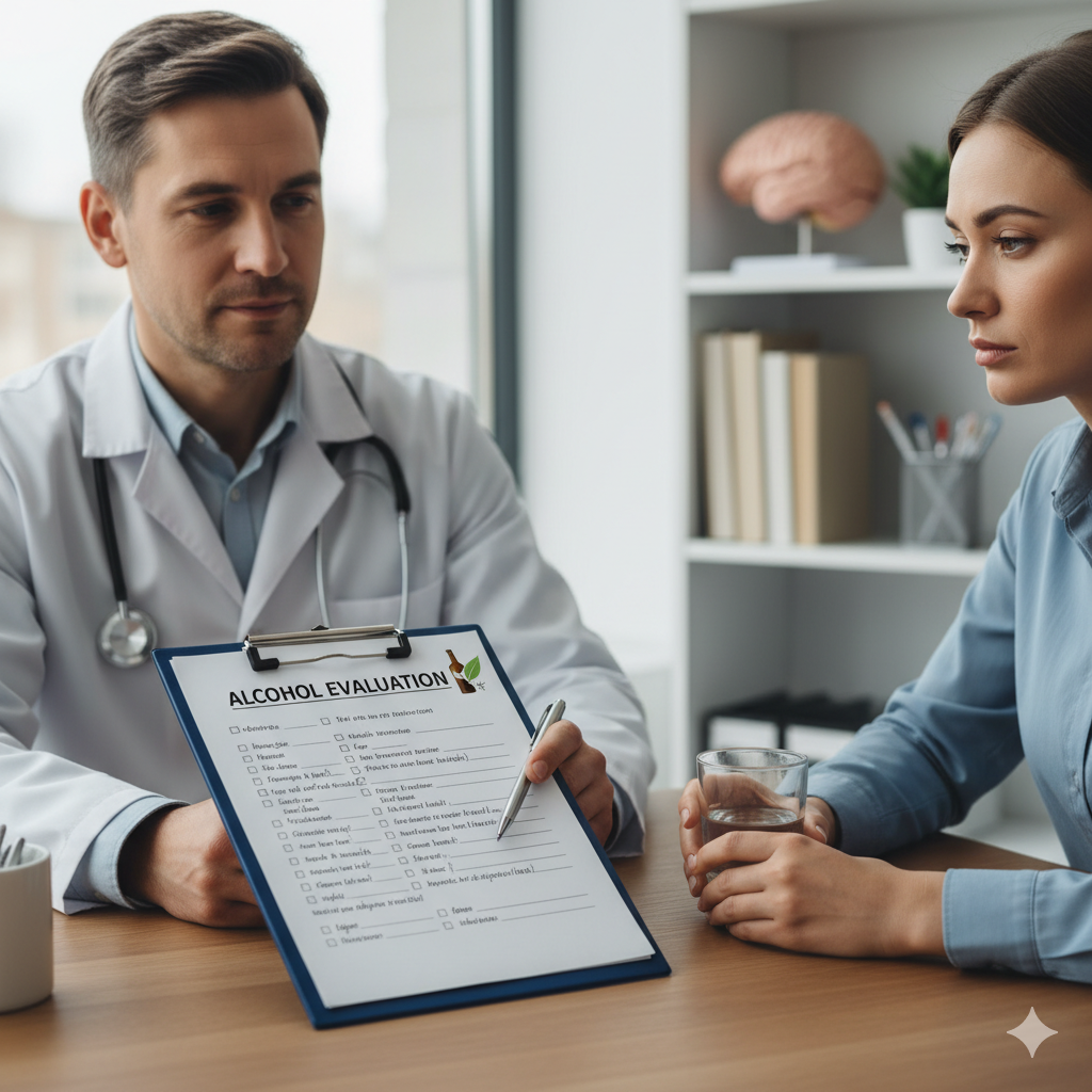 Alcohol Evaluation to start oupatient care