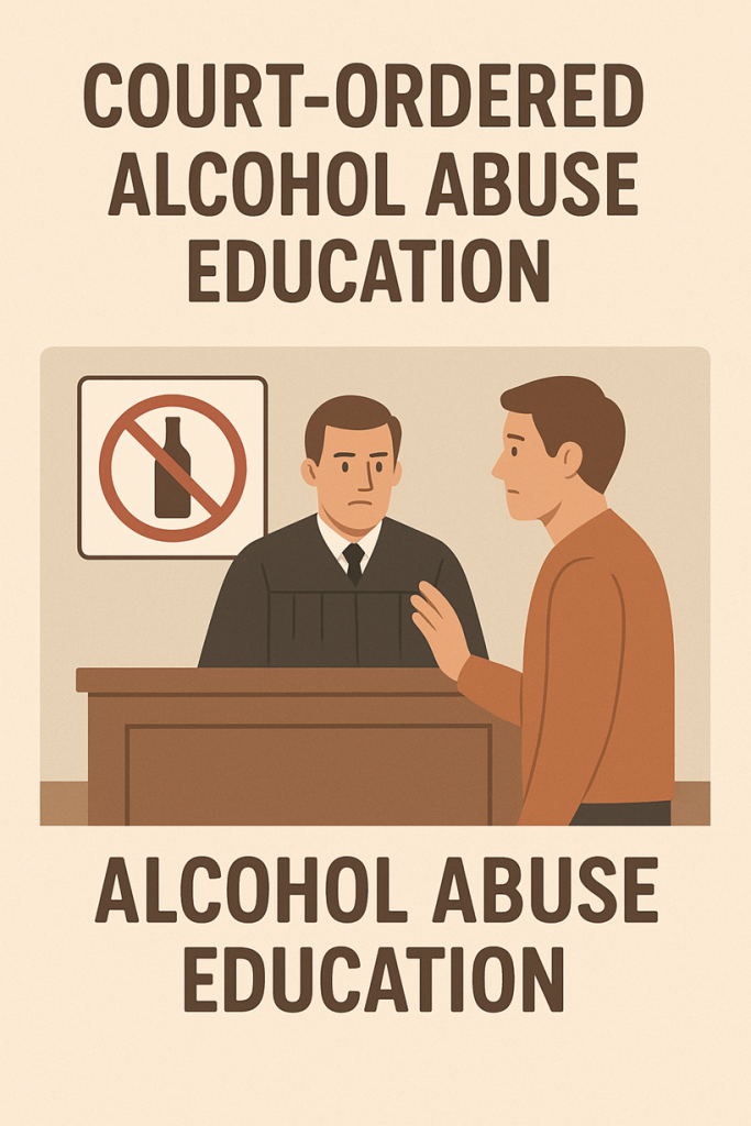 Court-Ordered Alcohol Addiction Classes