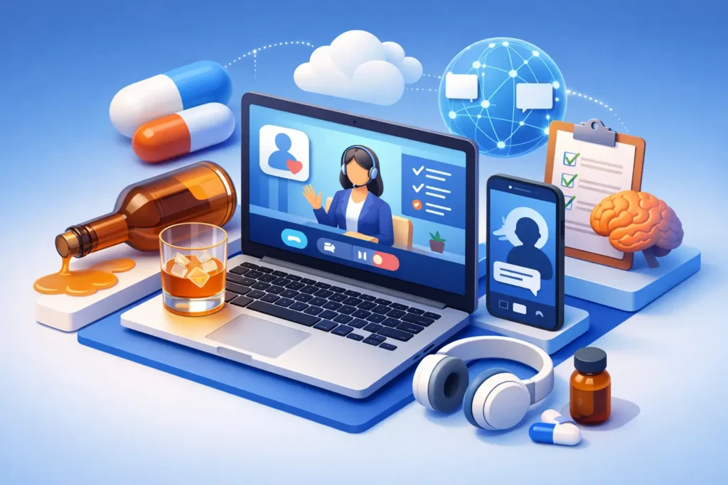 Alcohol Addiction Treatment Online Options